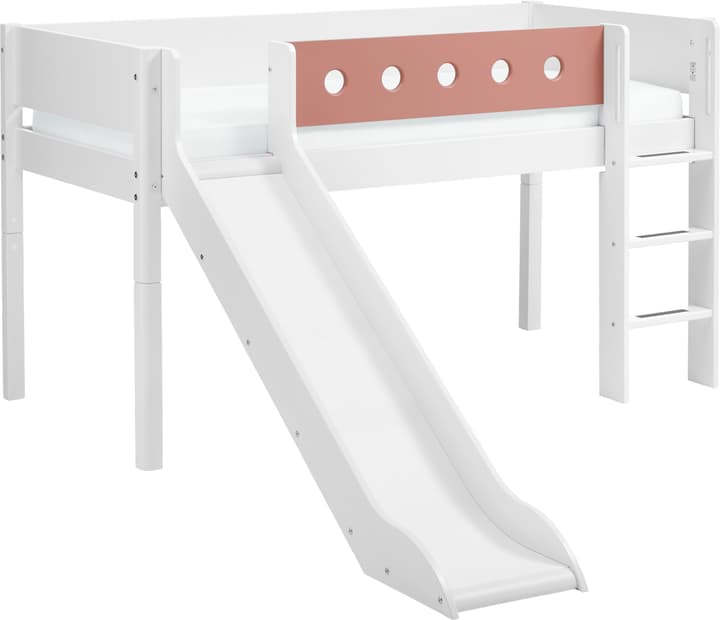 Flexa WHITE Halbhochbett WHITE Halbhochbett Flexa 404998500000 Farbe Rosa Grösse B: 249.0 cm x T: 210.0 cm x H: 120.0 cm Bild Nr. 1