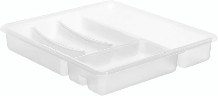 Image of Rotho BASIC Besteckkasten mit 6 Fächern, Kunststoff (PP) BPA-frei, transparent Küche bei Do it + Garden von Migros