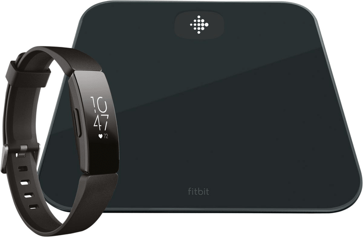 Fitbit Aria Air & Inspire HR Bundle Schwarz Smart Waage & Activity Tracker Aria Air & Inspire HR Bundle Schwarz Smart Waage & Activity Tracker Fitbit 798721800000 Bild Nr. 1