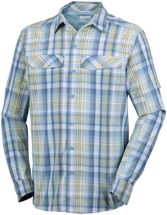 Columbia Silver Ridge Plaid Long Sleeve Shirt Camicia a maniche lunghe da uomo Silver Ridge Plaid Long Sleeve Shirt Camicia a maniche lunghe da uomo Columbia 462712100340 Colore blu Taglie S N. figura 1