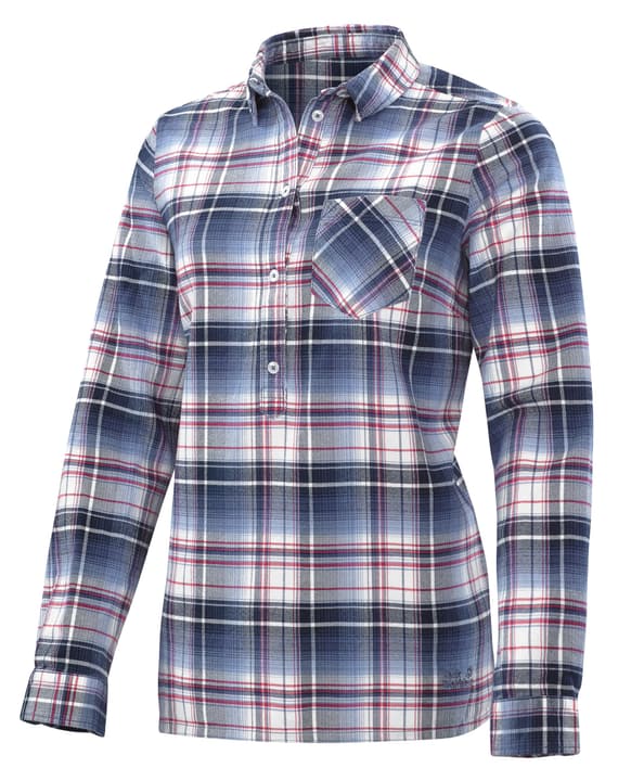 Jack Wolfskin Grange Park Blouse à manches longues pour femme Grange Park Blouse à manches longues pour femme Jack Wolfskin 462750400322 Couleur bleu foncé Taille S Photo no. 1