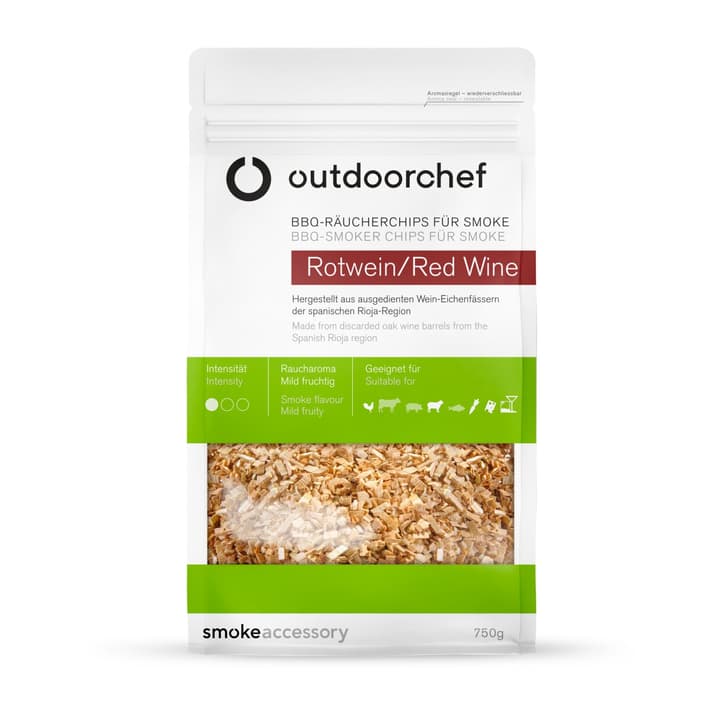 Image of Outdoorchef OC RÄUCHERCHIPS ROTWEIN FÜR SMOKE Räucherchips