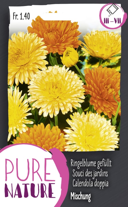 Image of Ringelblume gefüllt, gemischt 1g Blumensamen bei Do it + Garden von Migros
