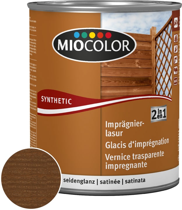 Image of Miocolor 2in1 Imprägnierlasur Nussbaum 750 ml bei Do it + Garden von Migros