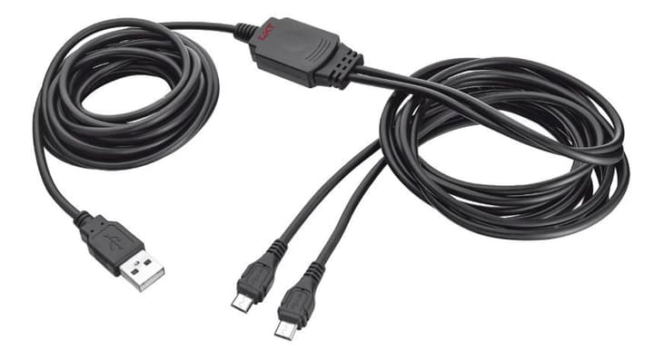 Trust-Gaming GXT 222 Duo Charge + Play chargeur pour manette PS4 Câble GXT 222 Duo Charge + Play chargeur pour manette PS4 Câble Trust-Gaming 785300124926 Photo no. 1