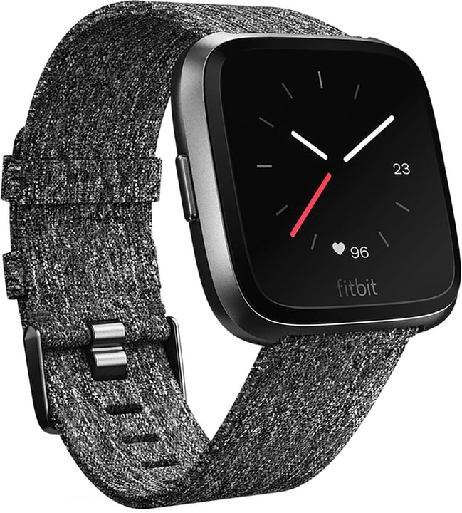 Fitbit Versa - Charcoal Woven/Aluminium Graphite Grey Special Edition Smartwatch Versa - Charcoal Woven/Aluminium Graphite Grey Special Edition Smartwatch Fitbit 798433200000 Bild Nr. 1