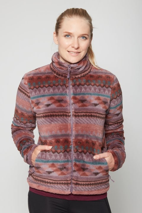 Image of Trevolution Flora Fleecejacke lila