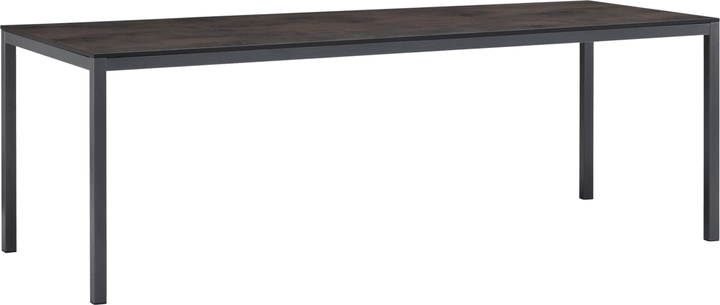 Image of LOCARNO, 220 cm, Gestell Anthrazit, Platte HPL Gartentisch