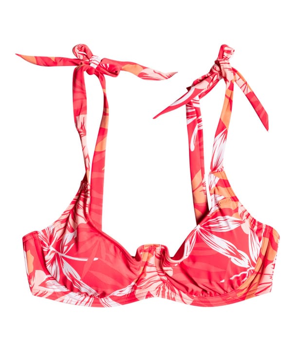 Image of Roxy Seaside Tropics uw D-Cup Bra Bikini Oberteil rot bei Migros SportXX