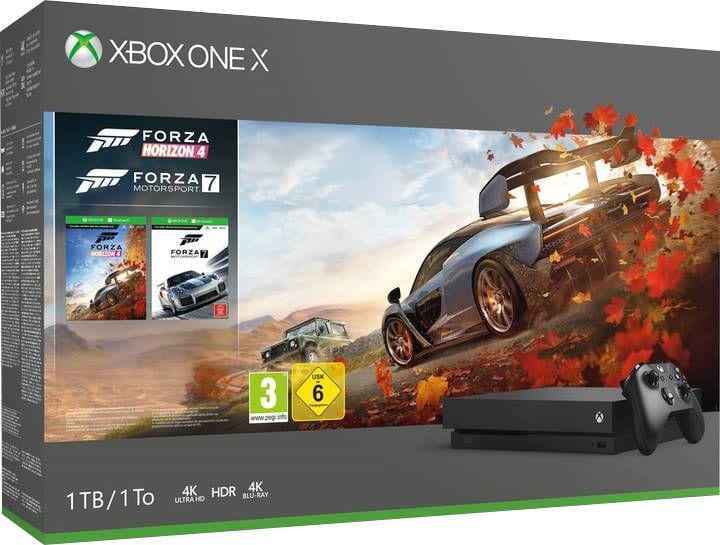 Microsoft Xbox One X 1TB inkl. Forza Horizon 4 & Forza Motorsport 7 Xbox One X 1TB inkl. Forza Horizon 4 & Forza Motorsport 7 Microsoft 785441500000 Bild Nr. 1