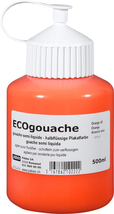 Pebeo Pébéo Ecogouache arancione Pébéo Ecogouache arancione Pebeo 663512022200 Colore Arancione N. figura 1