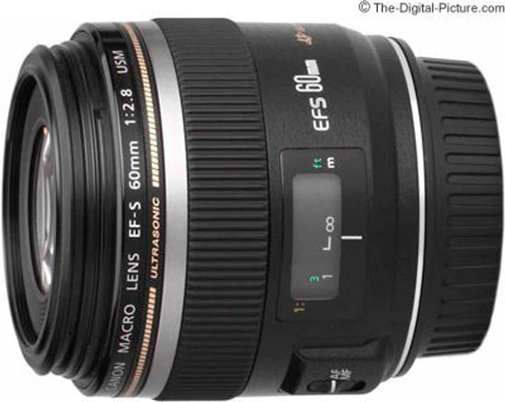Canon EF-S 60mm f2.8 Macro USM Objectif Objectif EF-S 60mm f2.8 Macro USM Objectif Objectif Canon 793374300000 Photo no. 1