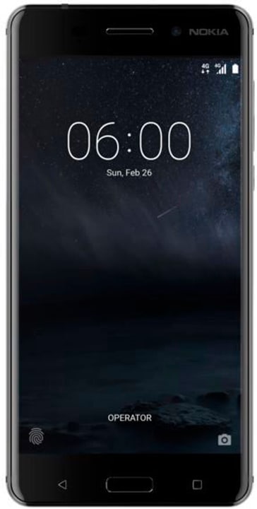 Nokia 6 Dual-Sim schwarz Smartphone 6 Dual-Sim schwarz Smartphone Nokia 794621000000 Bild Nr. 1