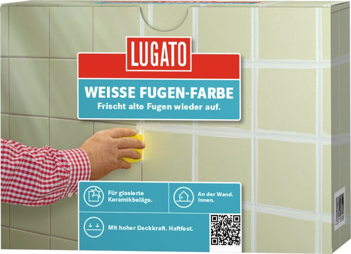 Image of Lugato Weisse Fugen-Farbe 250 ml Fugenfarbe