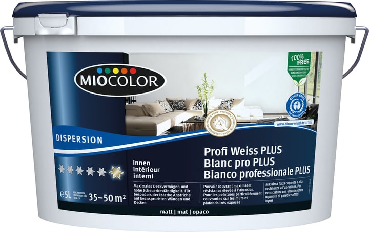 Image of Miocolor Profi PLUS Weiss 5 l Dispersion bei Do it + Garden von Migros