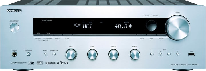 Onkyo TX-8250 - Argento Netzwerk-Receiver TX-8250 - Argento Netzwerk-Receiver Onkyo 785300137692 N. figura 1