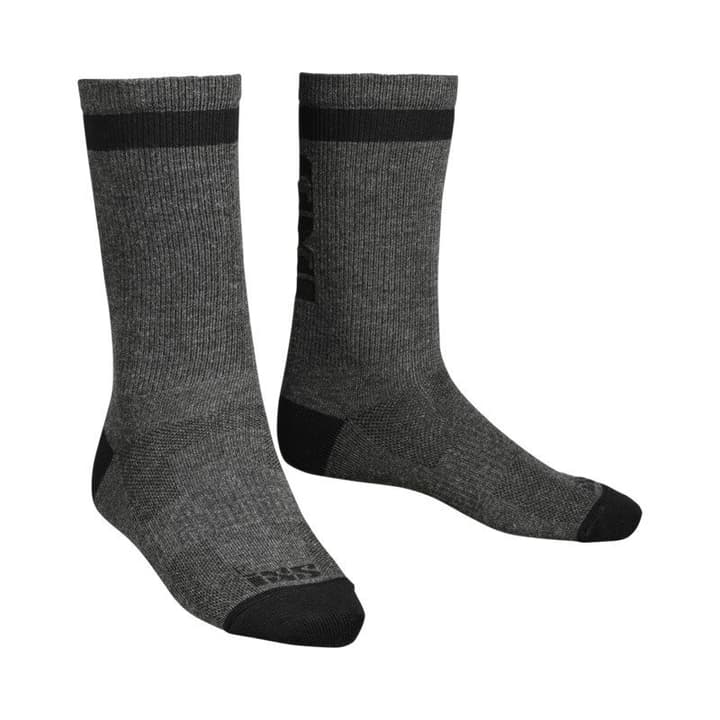 Image of iXS Double Socks Socken schwarz