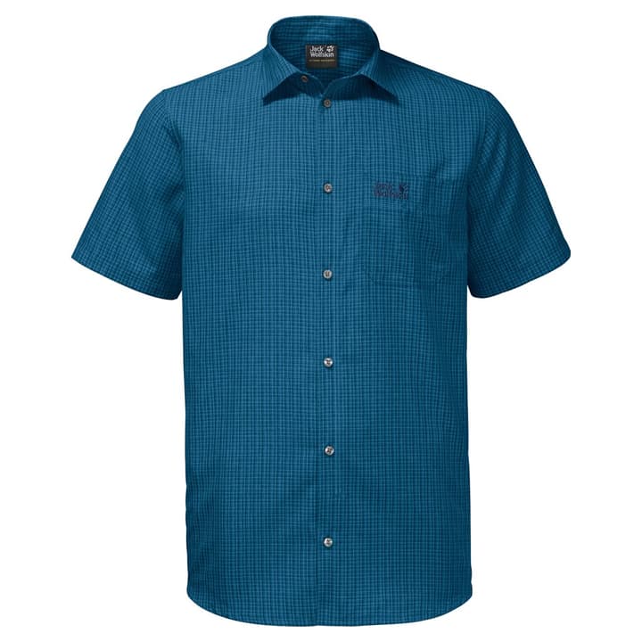 Jack Wolfskin EL DORADO SHIRT MEN Chemise à manches courtes pour homme EL DORADO SHIRT MEN Chemise à manches courtes pour homme Jack Wolfskin 462734100340 Couleur bleu Taille S Photo no. 1