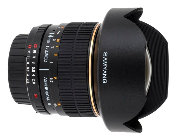 Samyang 14mm / 2.8 IF ED UMC Aspherical (Nikon) Objectif 14mm / 2.8 IF ED UMC Aspherical (Nikon) Objectif Samyang 785300125119 Photo no. 1