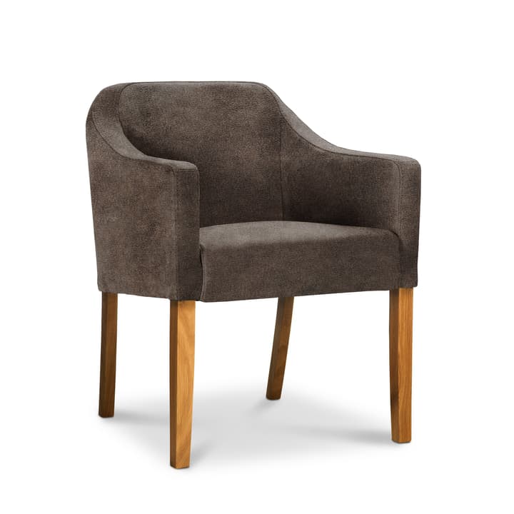 LUCAS Chaise Jeans LUCAS Chaise Jeans 366009437601 Dimensions L: 62.0 cm x P: 63.0 cm x H: 79.0 cm Couleur Brun foncé Photo no. 1
