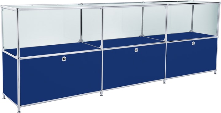 FLEXCUBE Sideboard FLEXCUBE Sideboard 401814530240 Grösse B: 227.0 cm x T: 40.0 cm x H: 80.5 cm Farbe Blau Bild Nr. 1