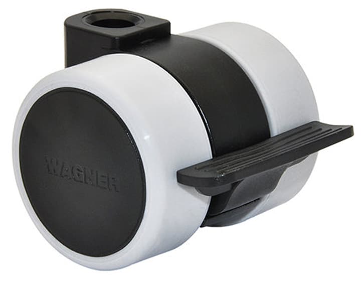 Wagner System Ruota per mobili D37 mm con fermo, 2pz. Ruota per mobili D37 mm con fermo, 2pz. Wagner System 606415300000 N. figura 1