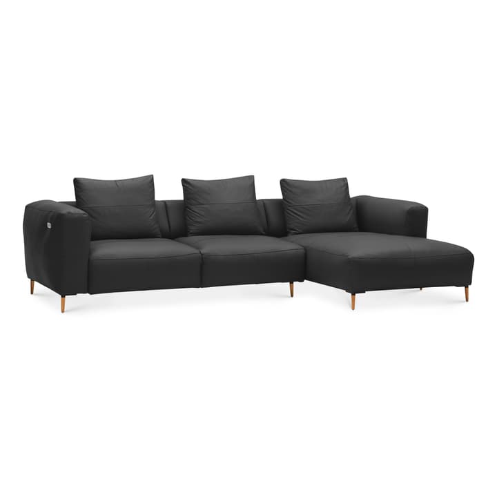 LOUIE Canapé d'angle LOUIE Canapé d'angle 360512773720 Dimensions L: 299.0 cm x P: 170.0 cm x H: 69.0 cm Couleur Noir Photo no. 1