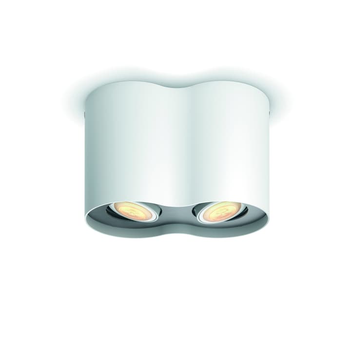 Philips HUE PILLAR Spot bianco 2 luci HUE PILLAR Spot bianco 2 luci Philips 421412400002 Dimensioni L: 10.3 cm x P: 19.3 cm x A: 12.0 cm x D: 19.3 cm Colore Bianco N. figura 1