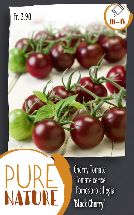 Image of Tomate 'Black Cherry' 0.1g Gemüsesamen bei Do it + Garden von Migros