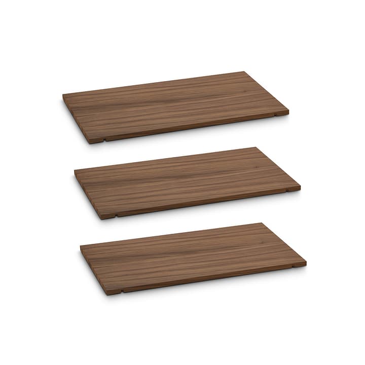 SEVEN Ripiano set da 3 60cm SEVEN Ripiano set da 3 60cm 362248906031 Dimensioni L: 60.0 cm x P: 1.4 cm x A: 35.5 cm Colore Noce N. figura 1