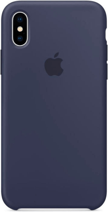 Apple iPhone X Silicone Case Midnight Bleu Coque iPhone X Silicone Case Midnight Bleu Coque Apple 785300130112 Photo no. 1