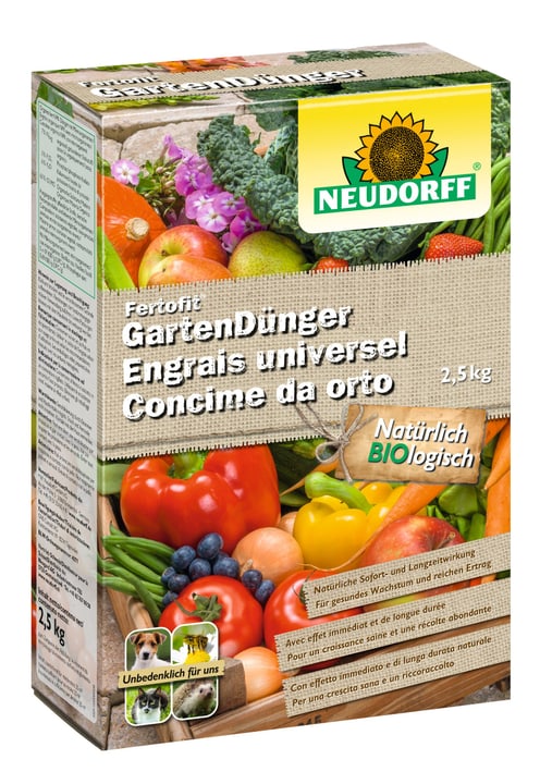 Image of Neudorff Gartendünger, 2.5 kg Feststoffdünger