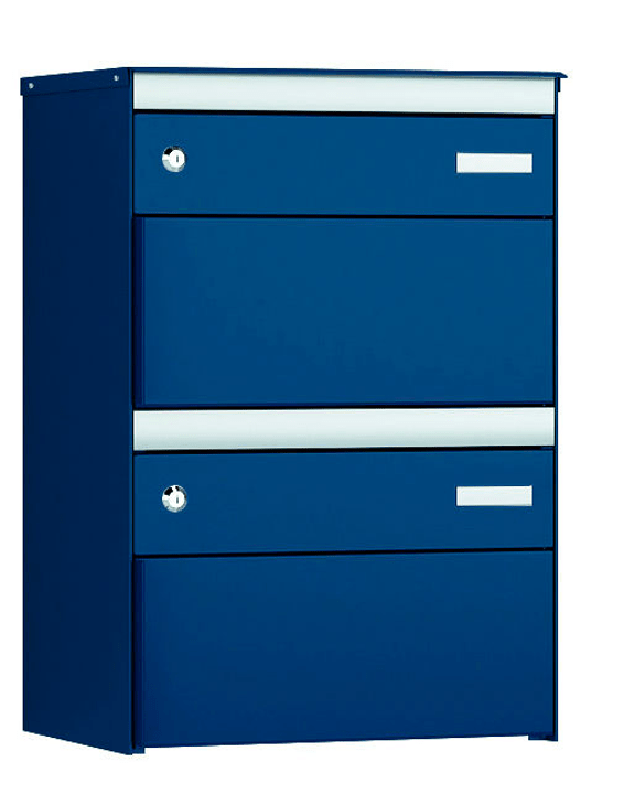 Image of Stebler 2er Gruppe s:box 13 Saphirblau/Saphirblau Briefkasten bei Do it + Garden von Migros