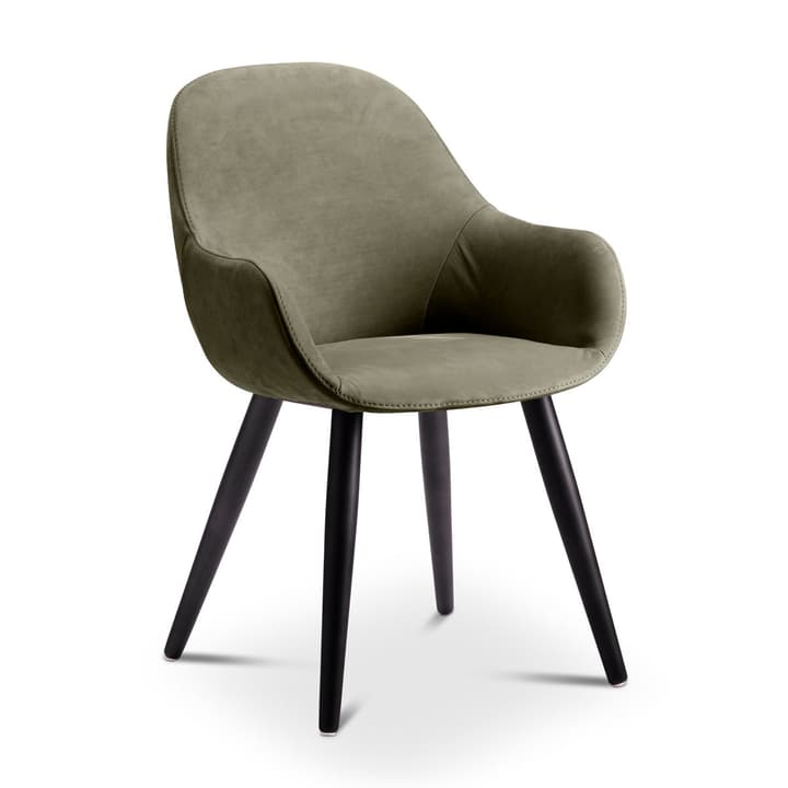 LAYLA Chaise Nubuck LAYLA Chaise Nubuck 366028624607 Dimensions L: 56.0 cm x P: 60.0 cm x H: 84.0 cm Couleur Olive Photo no. 1