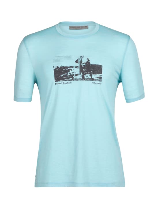 Image of Icebreaker Tech Lite II Natural Run Club Trekkingshirt hellblau bei Migros SportXX