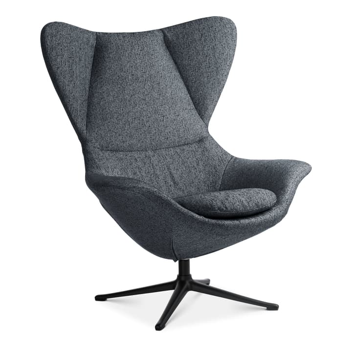 BAYA Fauteuil, pieds noir BAYA Fauteuil, pieds noir 360435407084 Couleur Anthracite Dimensions L: 90.0 cm x P: 90.0 cm x H: 112.0 cm Photo no. 1