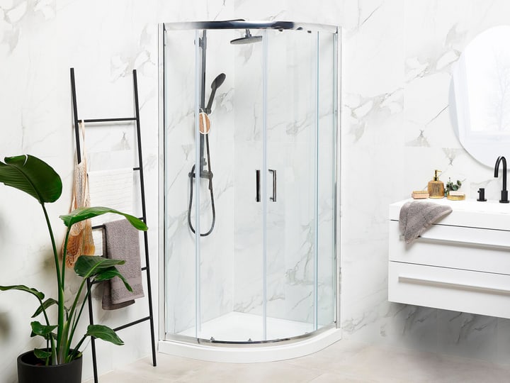Banio bianco ensemble de douche à main complet avec support et tuyau de  douche