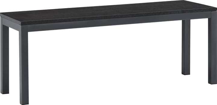 Image of LOCARNO, 120 cm, Gestell Anthrazit, Platte Granit Sitzbank