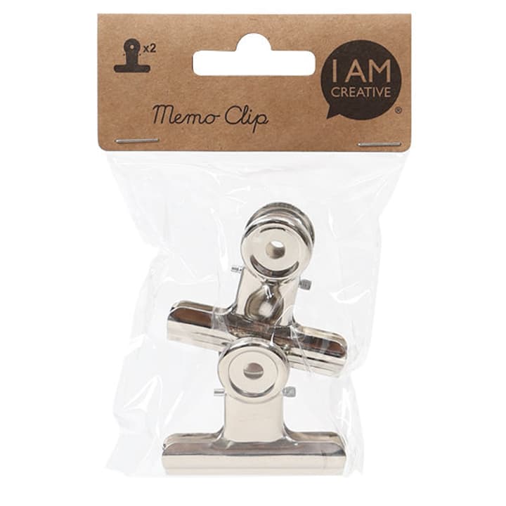 I AM CREATIVE Memo-Clip, Silver