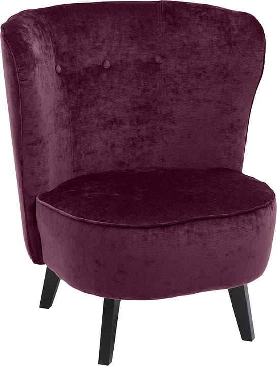 GOETHE Fauteuil GOETHE Fauteuil 402461507035 Dimensions L: 78.0 cm x P: 77.0 cm x H: 84.0 cm Couleur Aubergine Photo no. 1