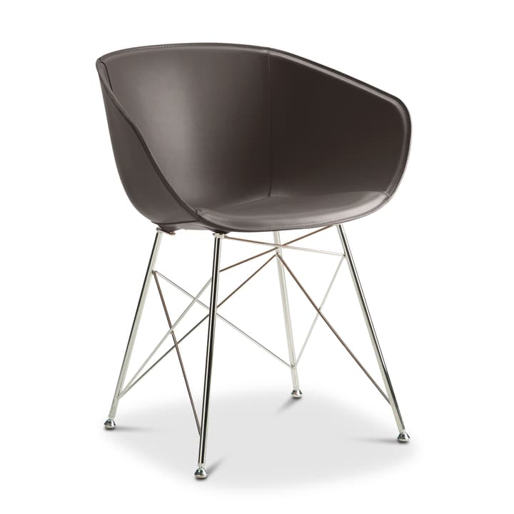 SEDIA Chaise avec accoudoirs SEDIA Chaise avec accoudoirs 366171900000 Couleur Brun foncé Dimensions L: 45.0 cm x P: 58.0 cm x H: 81.0 cm Photo no. 1