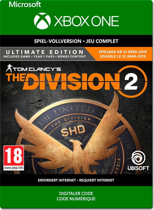 Xbox One - Tom Clancy's The Division 2: Ultimate Edition Download (ESD) Xbox One - Tom Clancy's The Division 2: Ultimate Edition Download (ESD) 785300142565 N. figura 1