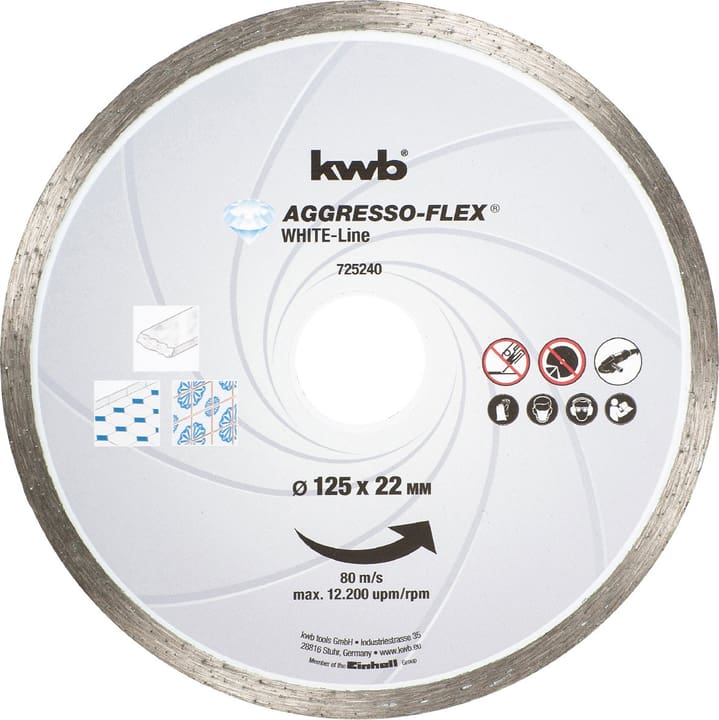 Image of kwb White Diamant ø 125 x 22 mm, 1 Stk. Trennscheibe