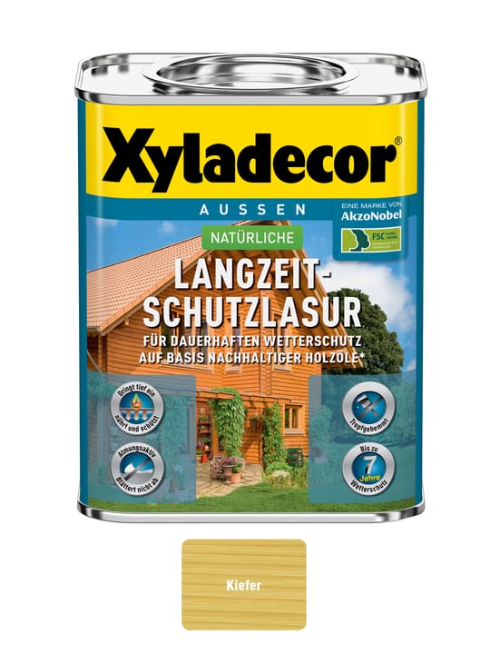 XYLADECOR nat. smalto protezione a lungo termine Pino 750 ml nat. smalto protezione a lungo termine Pino 750 ml XYLADECOR 661777300000 Colore Pino Contenuto 750.0 ml N. figura 1