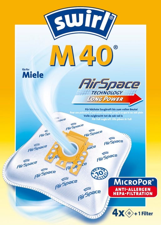Swirl M40 AirSpace Sac à poussière M40 AirSpace Sac à poussière Swirl 717104600000 Photo no. 1