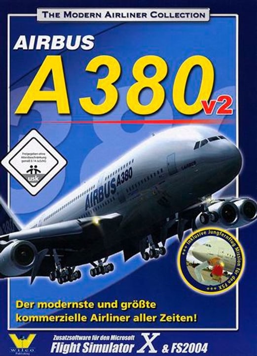 PC - Wilco Airbus A380 v2 für FS2004/FSX Physique (Box) PC - Wilco Airbus A380 v2 für FS2004/FSX Physique (Box) 785300128484 Photo no. 1