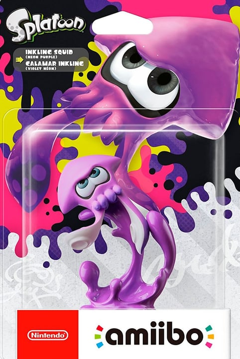 Amiibo Splatoon Character - Inkling Squid neon-purple Box Amiibo Splatoon Character - Inkling Squid neon-purple Box 785300122443 Photo no. 1