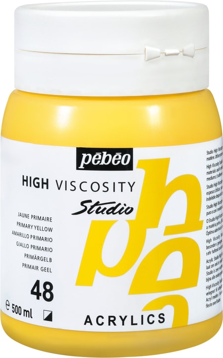 Pebeo Pébéo High Viscosity Studio 500ml Pébéo High Viscosity Studio 500ml Pebeo 663534271048 Couleur Jaune Primaire Photo no. 1