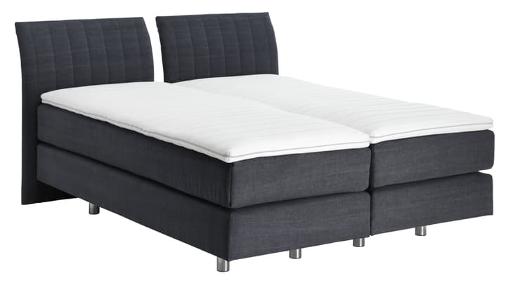 NAVIER Boxspringbett NAVIER Boxspringbett 403484400000 Farbe Schiefer Grösse B: 160.0 cm x T: 200.0 cm Bild Nr. 1