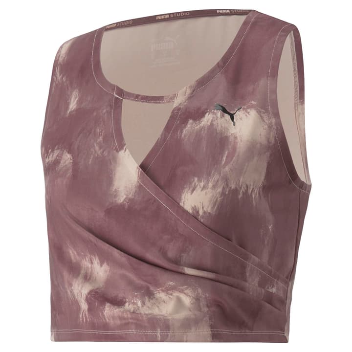 Image of Puma W Printed Crop Top Studio Yogatop mehrfarbig bei Migros SportXX